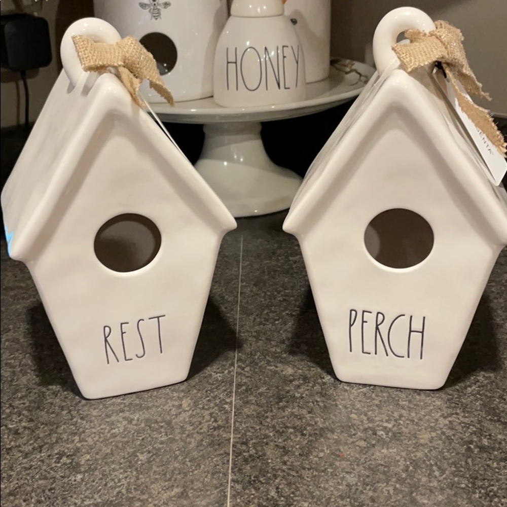 Rest and Perch Birdhouses Rae Dunn